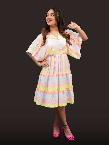 BELLO DONA CLOTHING Women Printed Kimono Sleeves C