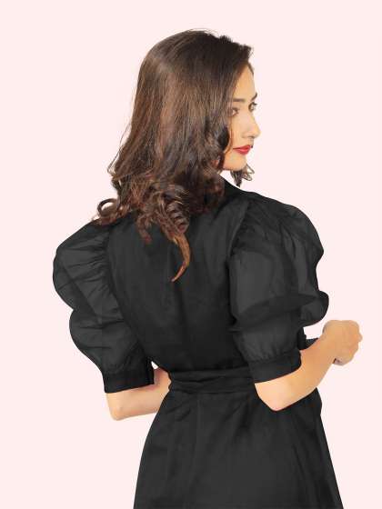 BELLO DONA CLOTHING  Women Shirt Puff Sleeves Dres