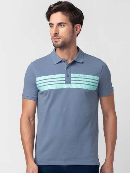 Being Human Clothing Men Pure Cotton Striped Polo