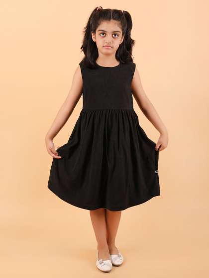 CALYX CLOTHING Girls Colourblocked Applique Fit an