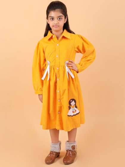 CALYX CLOTHING Shirt Collar Puff Sleeve Cotton Shi