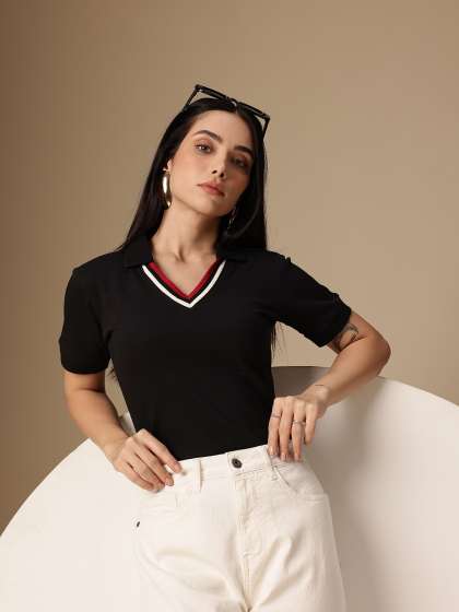 Chemistry Polo Collar Pure Cotton Tshirt