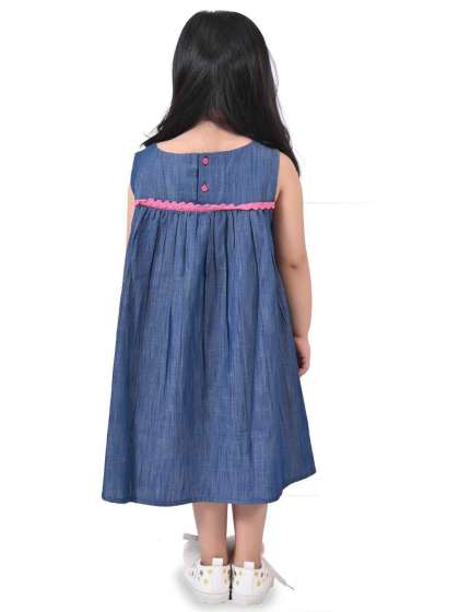 Cloth Bites Girls Graphic Embroidered Gathered or