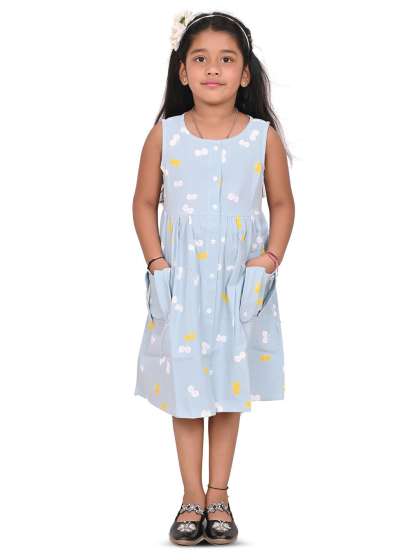 Cloth Bites Print ALine Dress