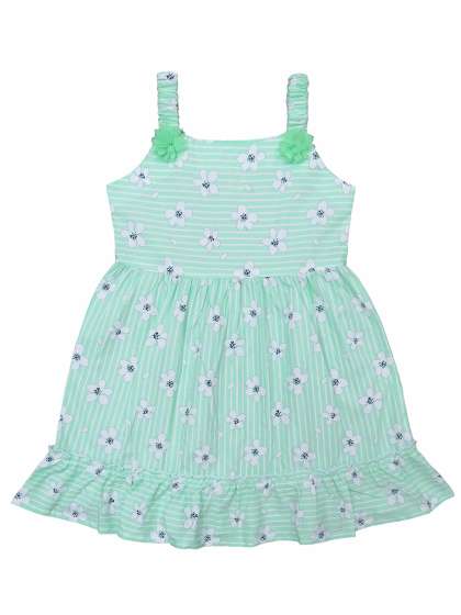 Clothe Funn Shoulder Strap Striped Fit Flare Dres