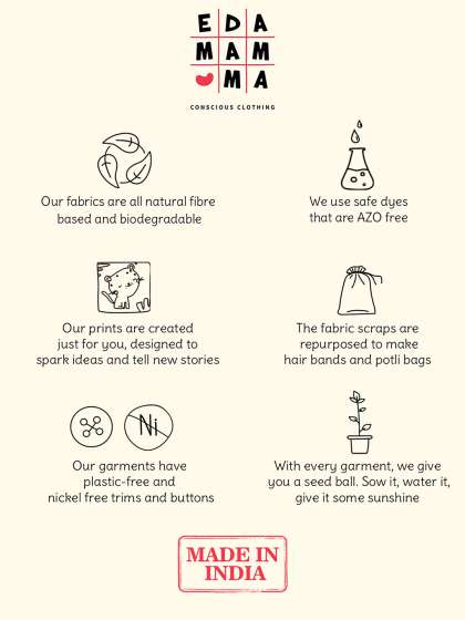 EdaMamma Boys Typography Printed Cotton Tshirt