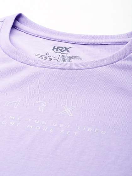 HRX by Hrithik Roshan Brand Logo Printed RapidDry