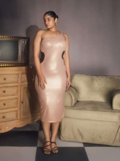 Lea Clothing Co One Shoulder Bodycon Dress