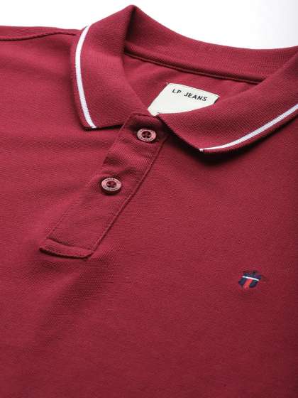 Louis Philippe Jeans Polo Collar Slim Fit Tshirt