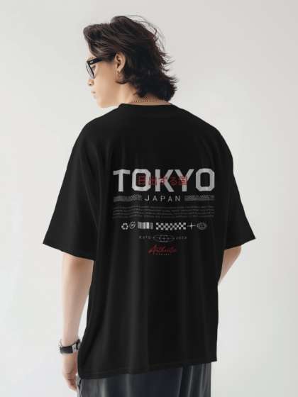 Silver Moon Clothing Men Typography Printed Round