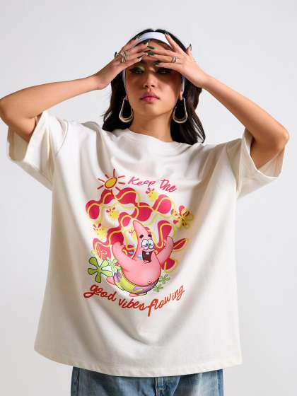 THE CLOTHING FACTORY Women Floral Printed Round Ne