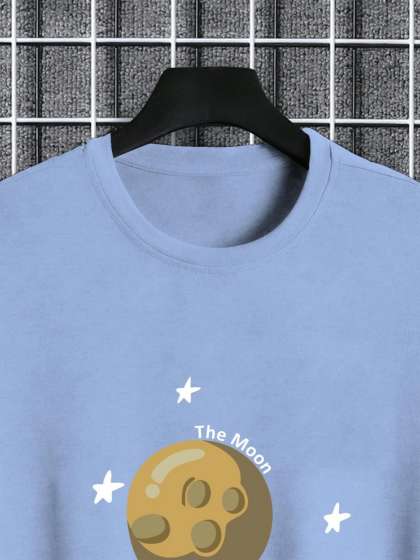 TOGS  TERRE Women Graphic Printed Round Neck Cotto